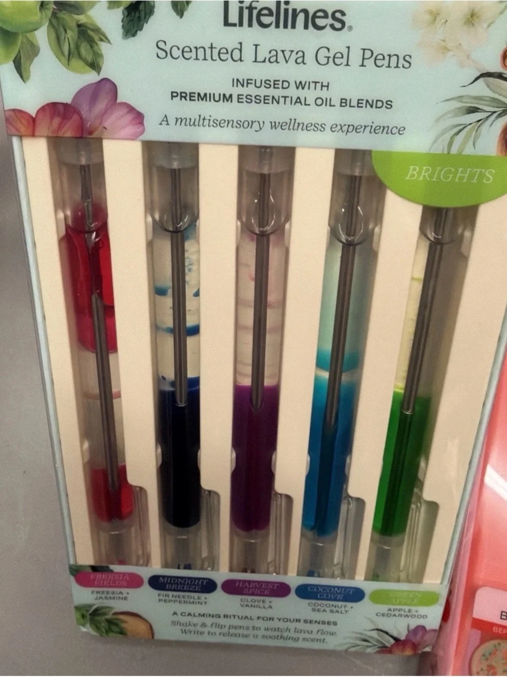 Lifelines Journal + Scented Lava Gel Pend